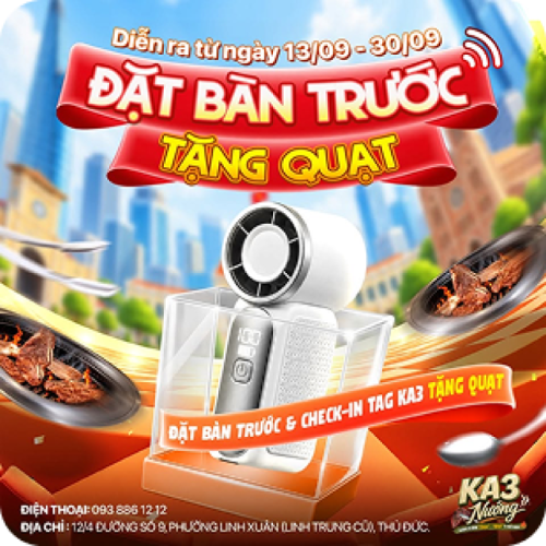 Vườn ẩm thực KA3 | Tiệc theo concept &amp; Nướng sân vườn Thủ Đức