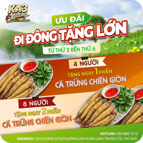 Vườn ẩm thực KA3 | Tiệc theo concept &amp; Nướng sân vườn Thủ Đức